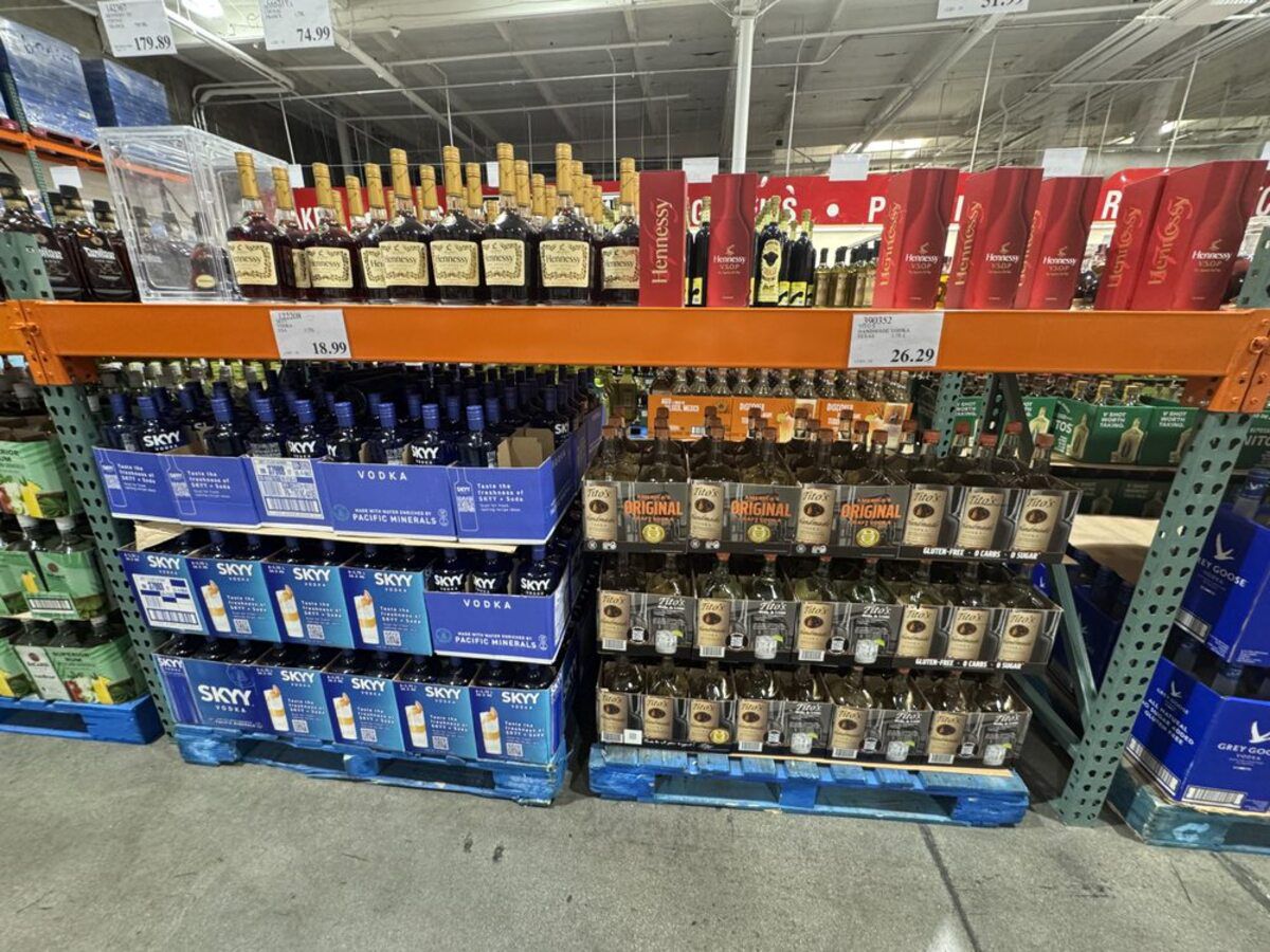 A Few Alcohol Spirits, Costco, Oxnard, California