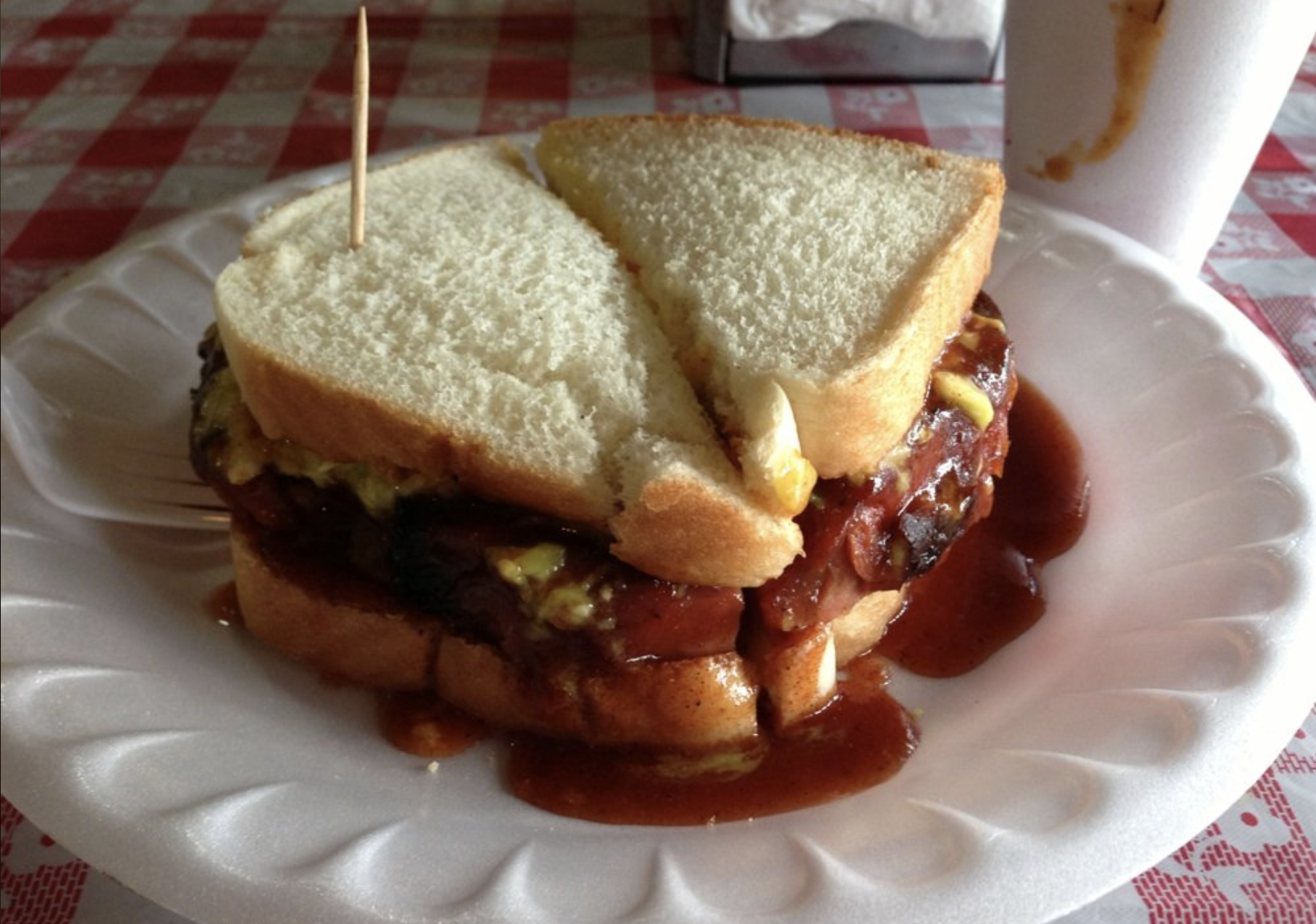 Barbeque Bologna Sandwich