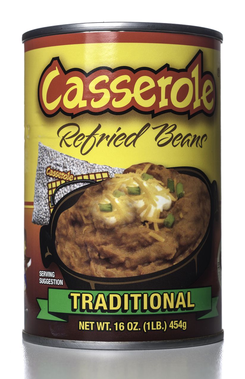 2. Canned Refried Beans