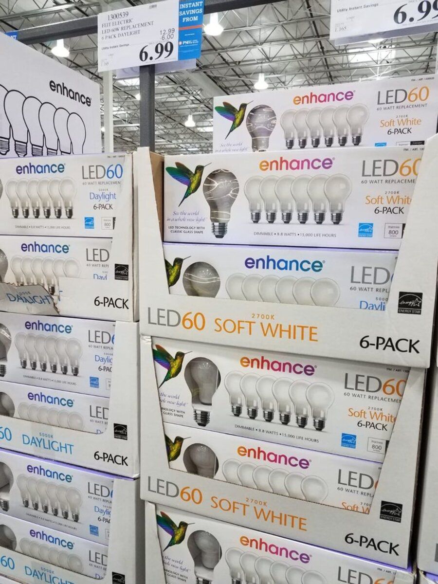 LED Lightbulbs for Sale, Costco, Oceanside, New York
