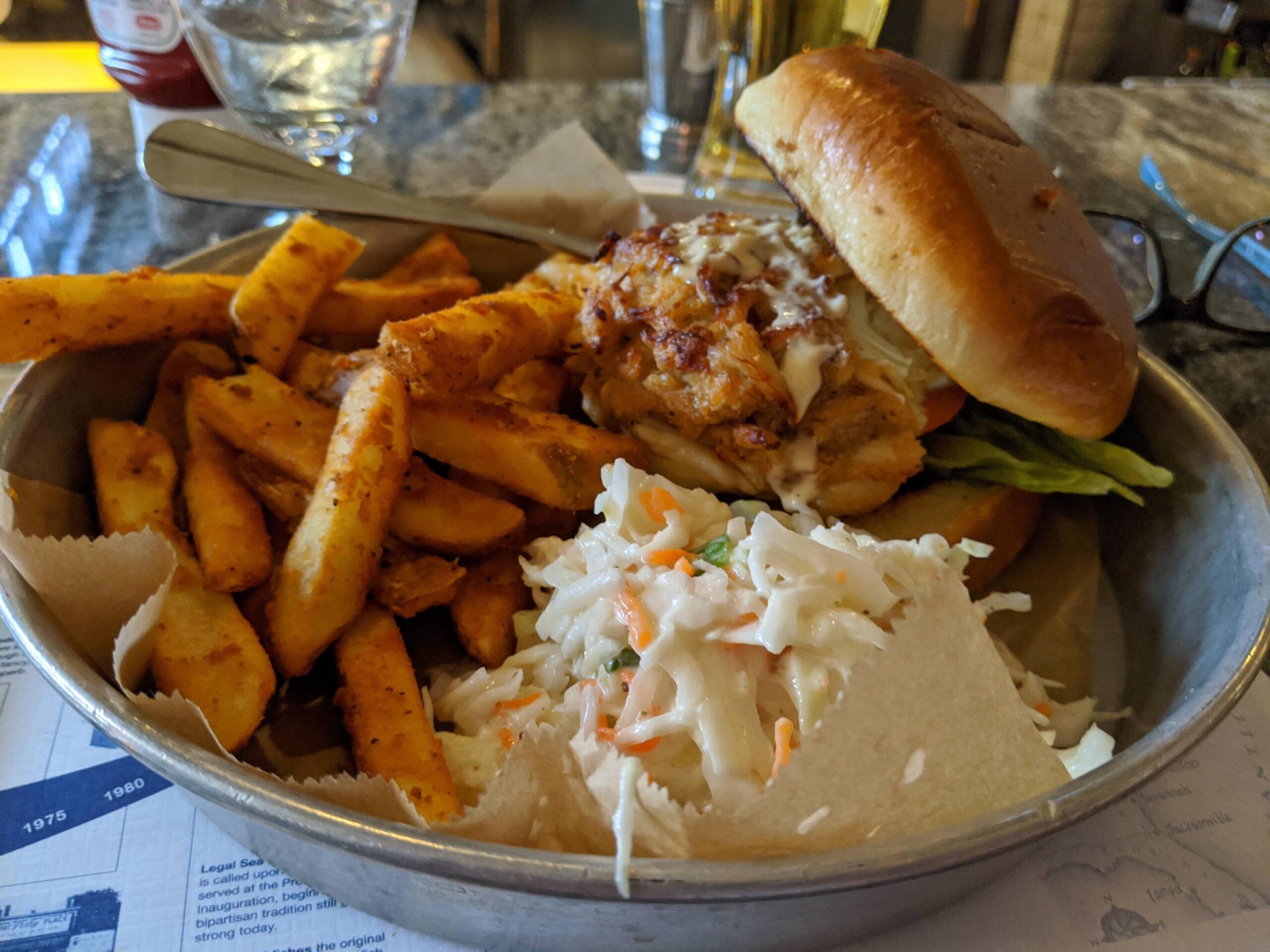 Maryland Crab Cake Sandwich
