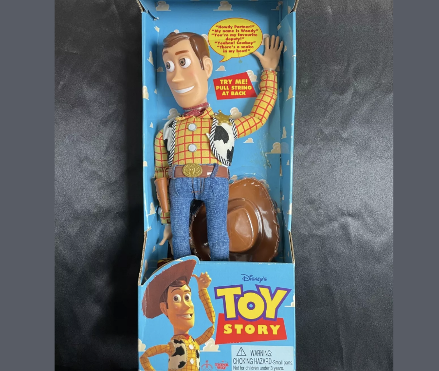 Vintage Pull-String Woody