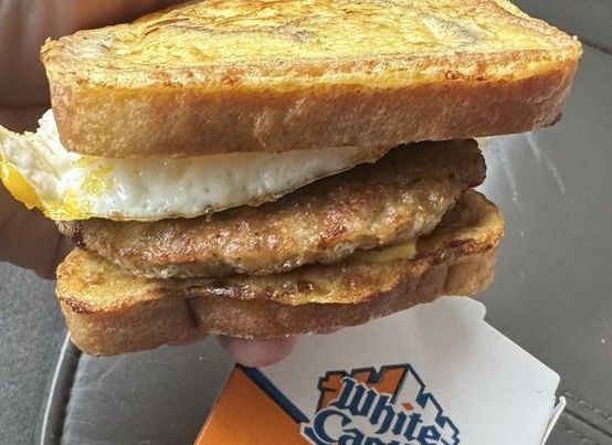 White Castle Breakfast Toast Sandwich