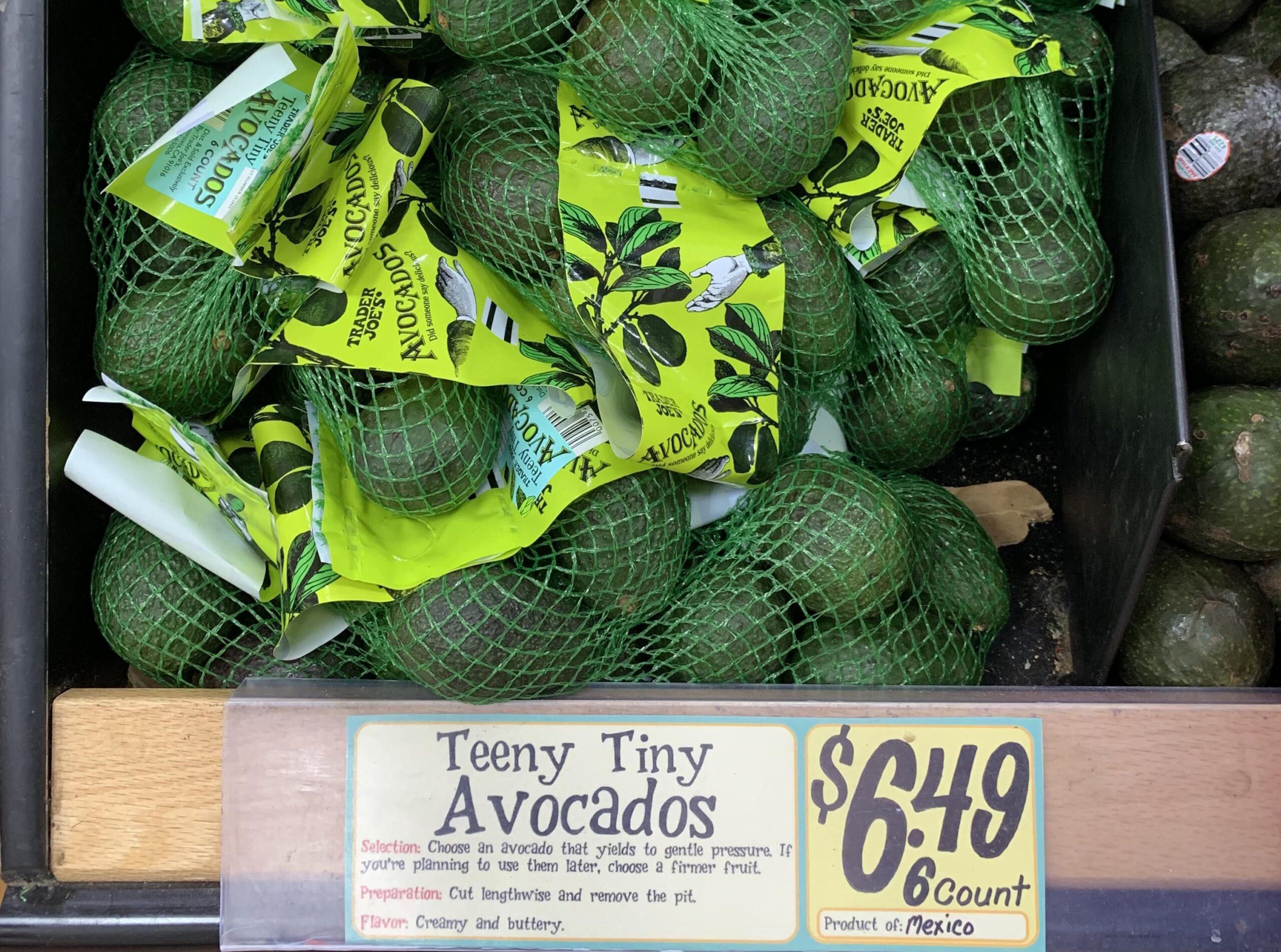 Trader Joe's Teeny Tiny Avocados