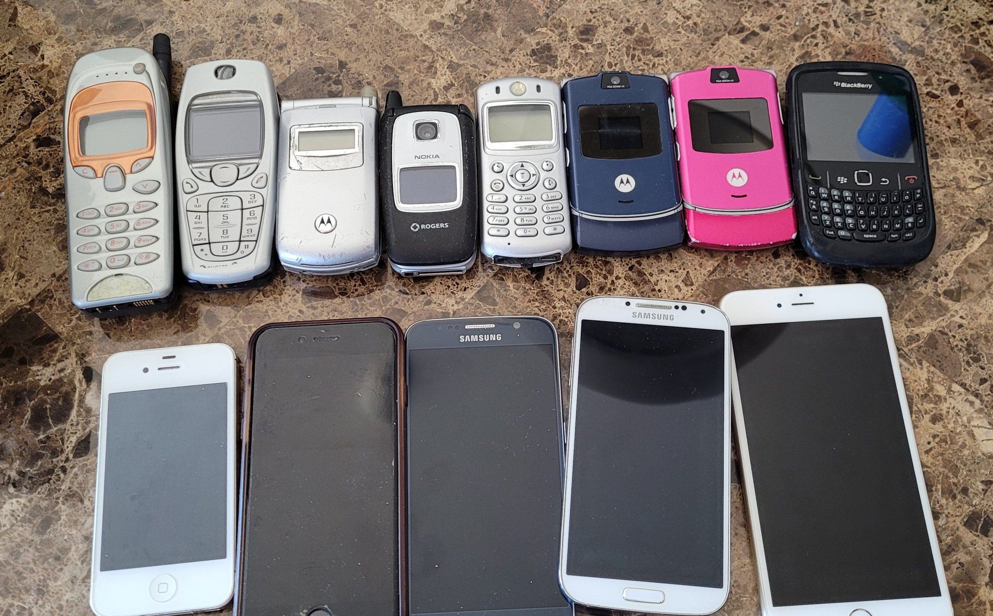 Old phones