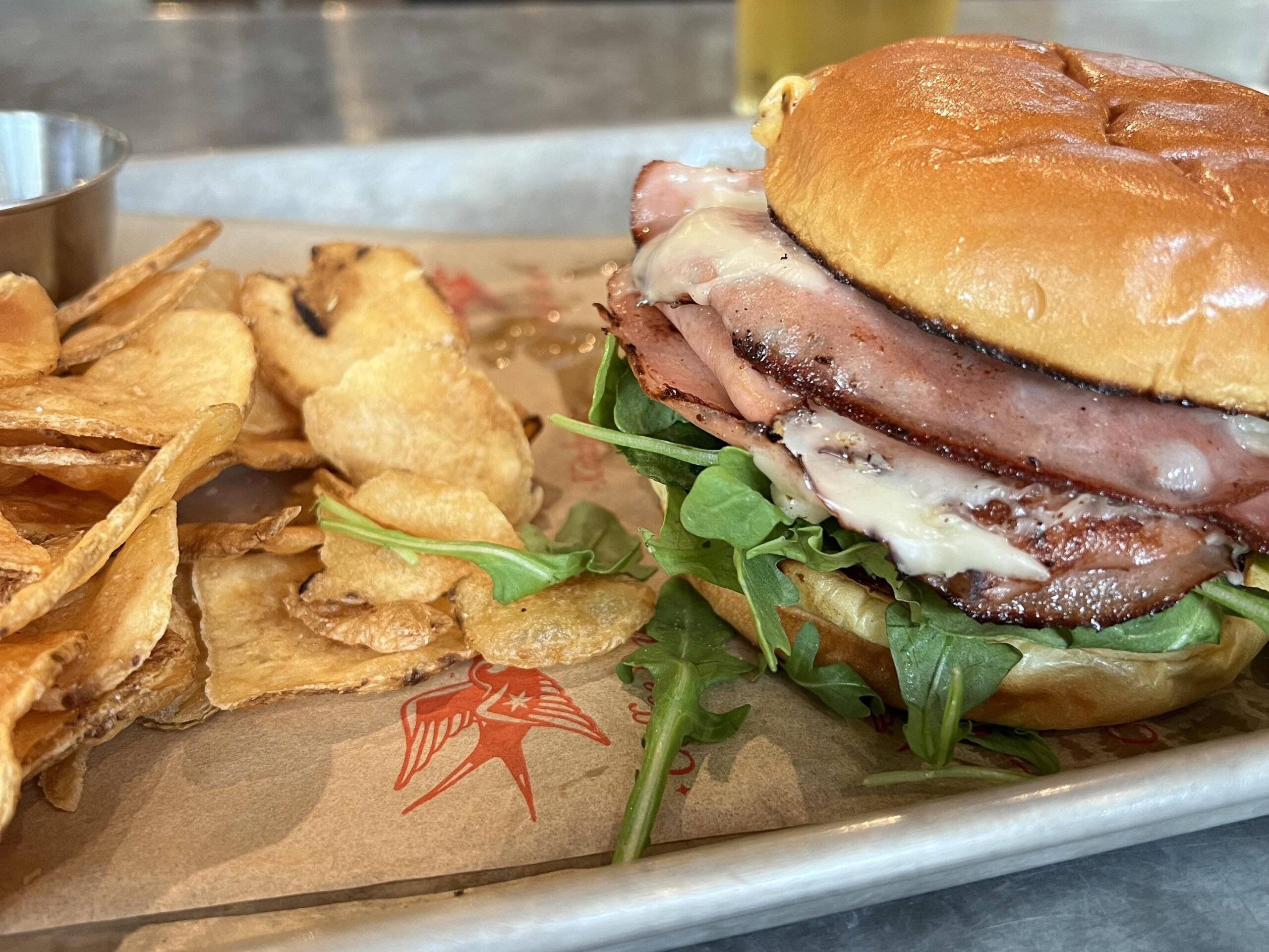 Fried Bologna Sandwich