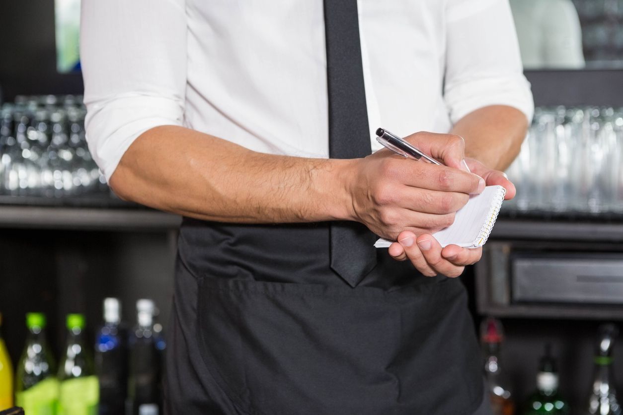 Waiter Taking Order