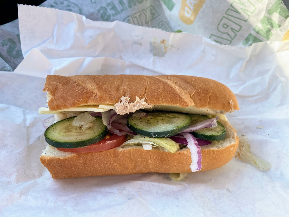 Subway tuna sub