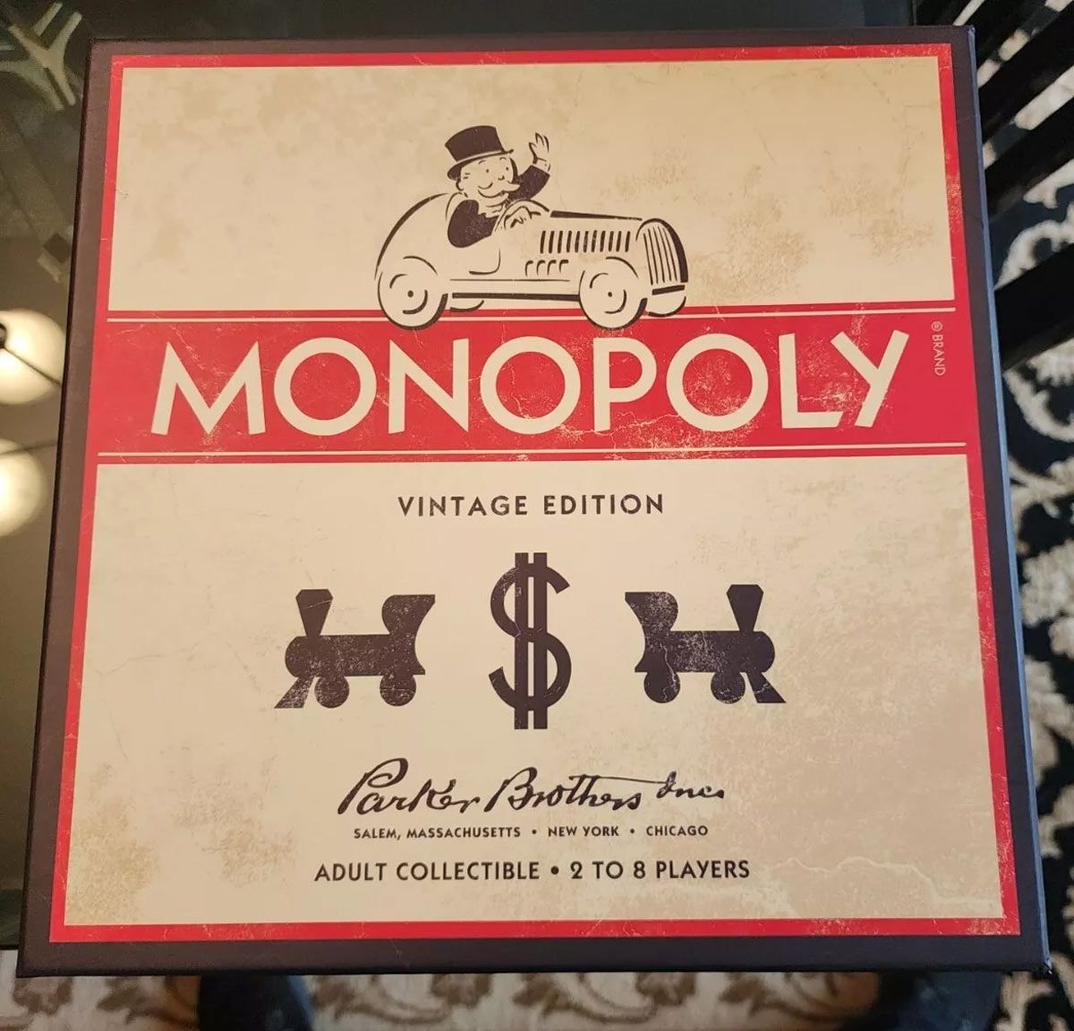 Vintage Monopoly Game Box