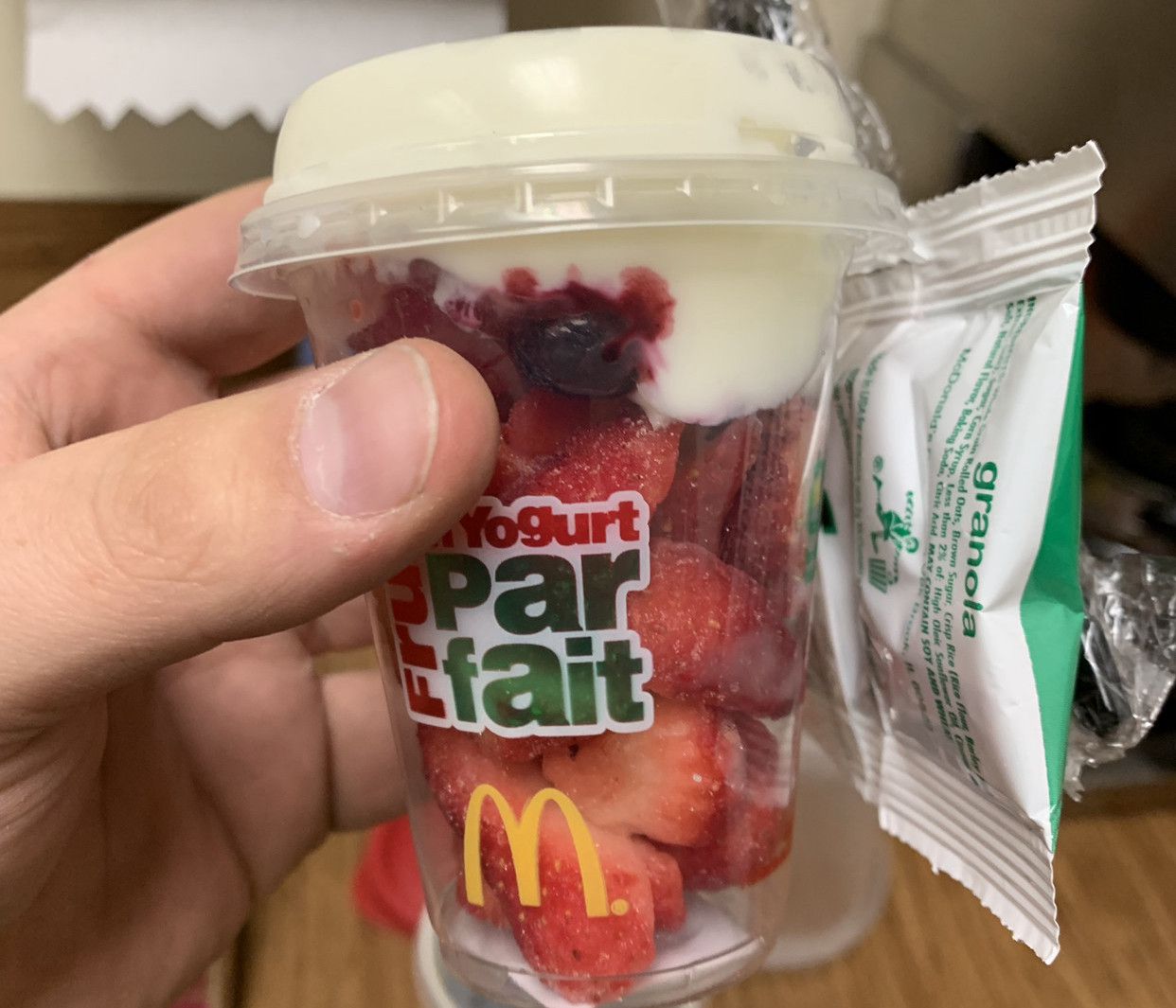 McDonald’s Fruit ‘n Yogurt Parfait