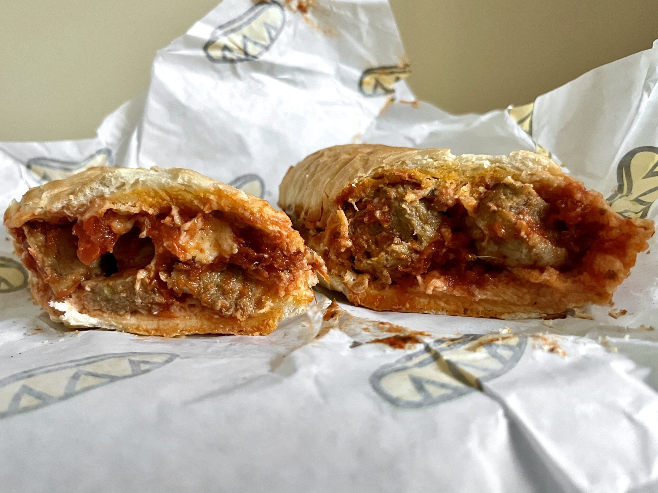 Meatball sandwich from Which Wich