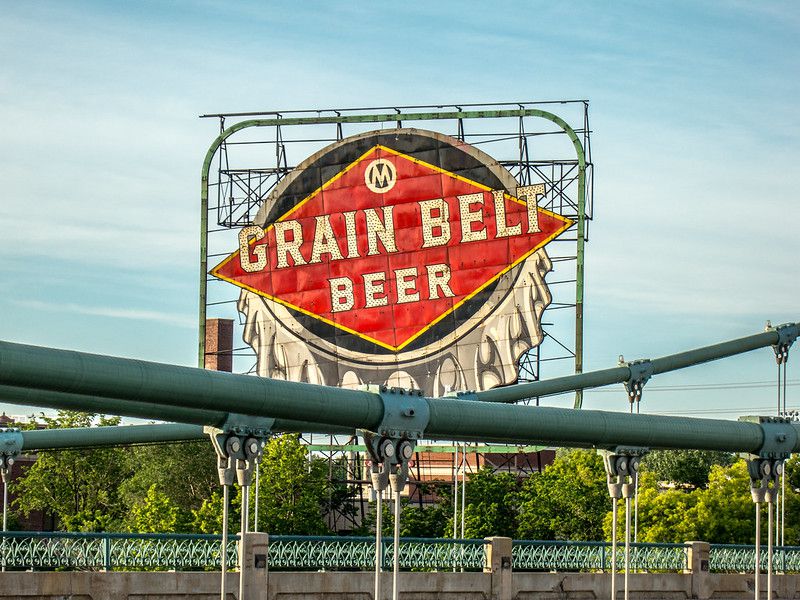 Grain Belt Beer Sign