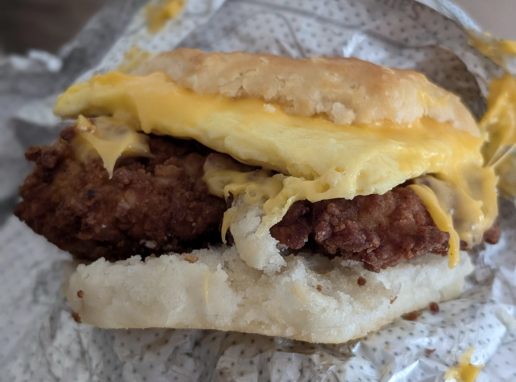 Chick-fil-A Chicken Egg & Cheese Biscuit
