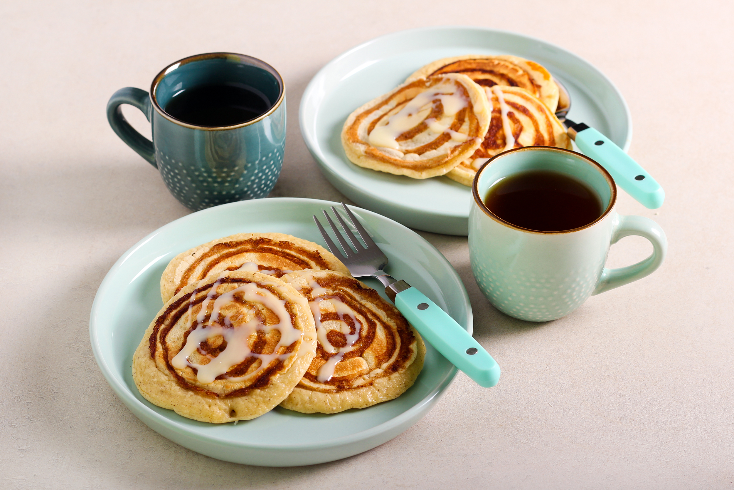 Cinnamon Roll Pancakes