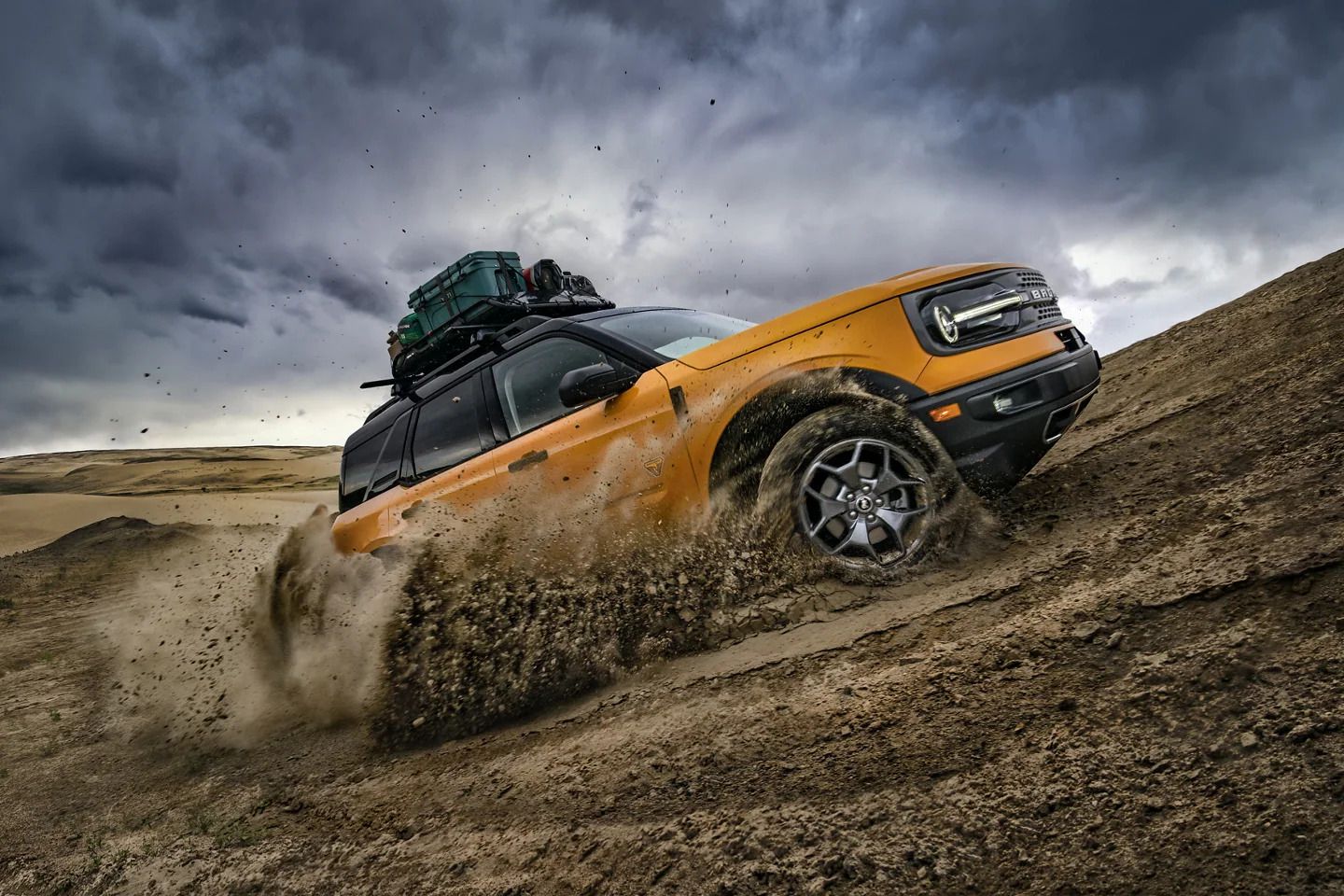 Ford 2022 Bronco Sport SUV, Cyber Orange Metallic Tri-Coat