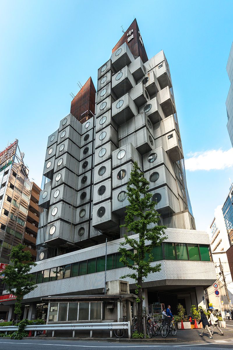 The Nakagin Capsule Tower.