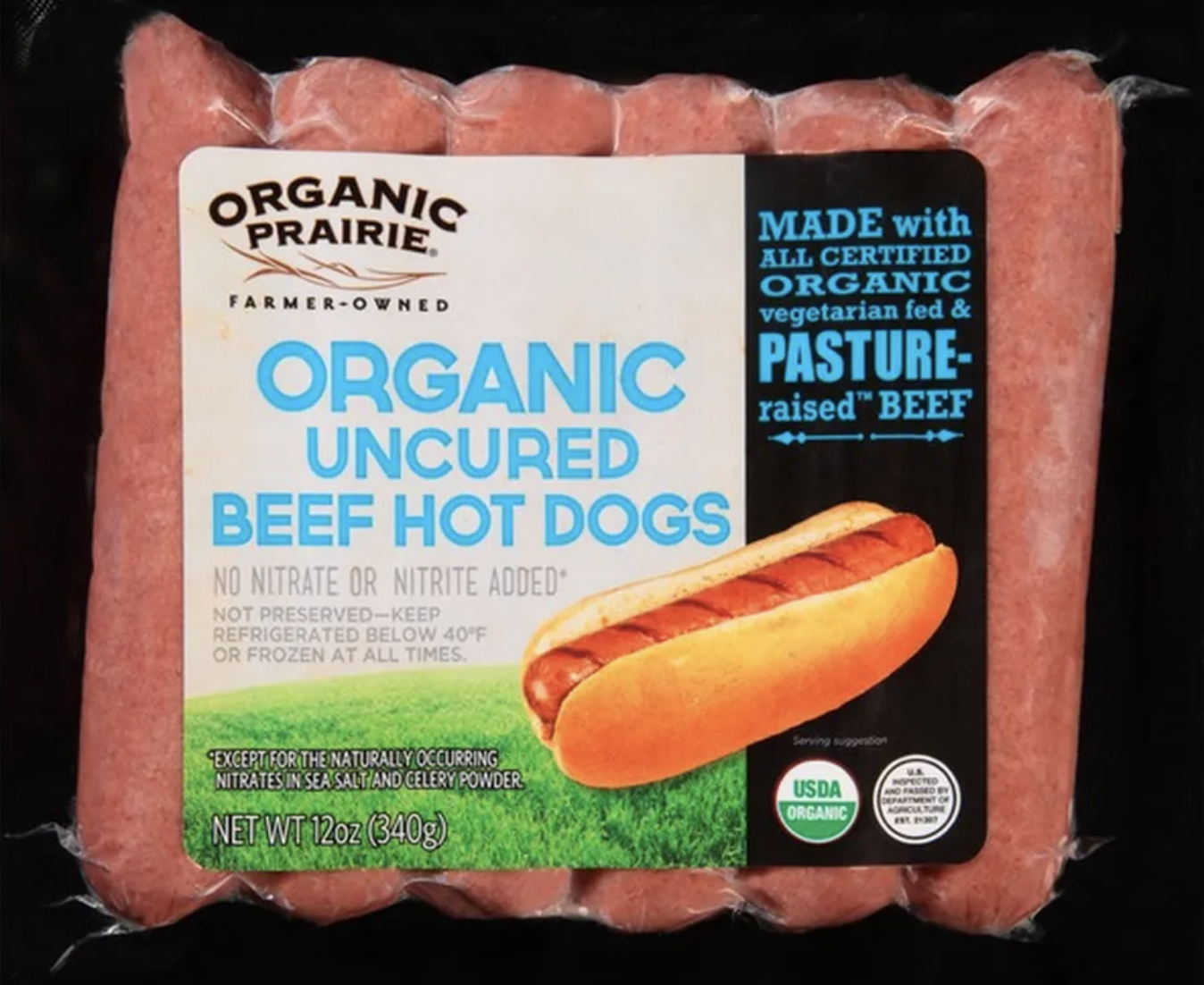 Organic Prairie Uncured Hot Dogs