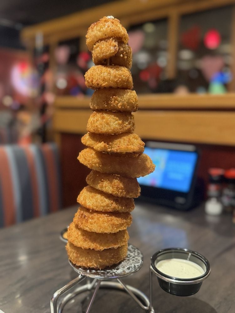 Red Robin Onion Ring tower