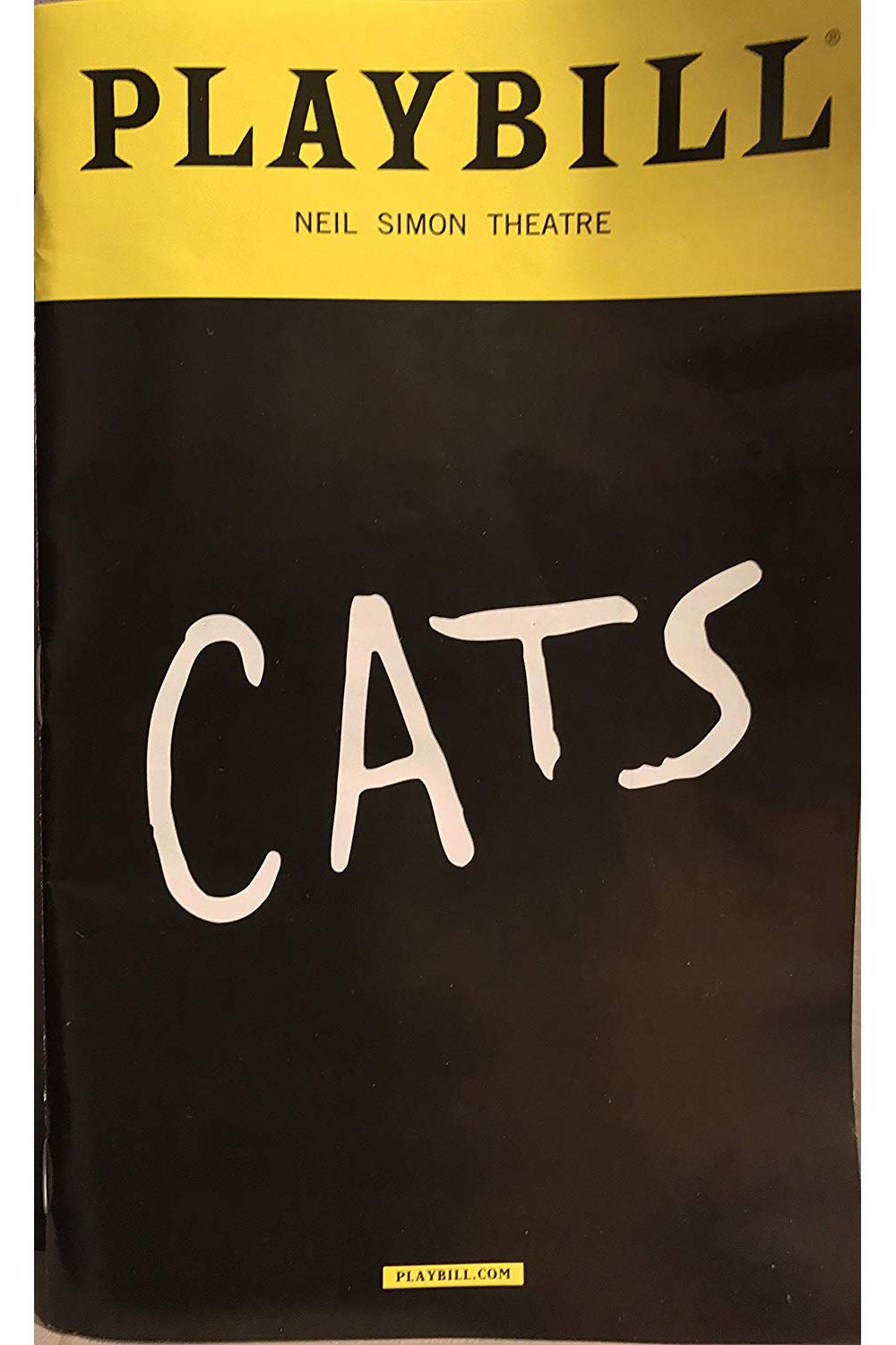 Cats the Musical playbill