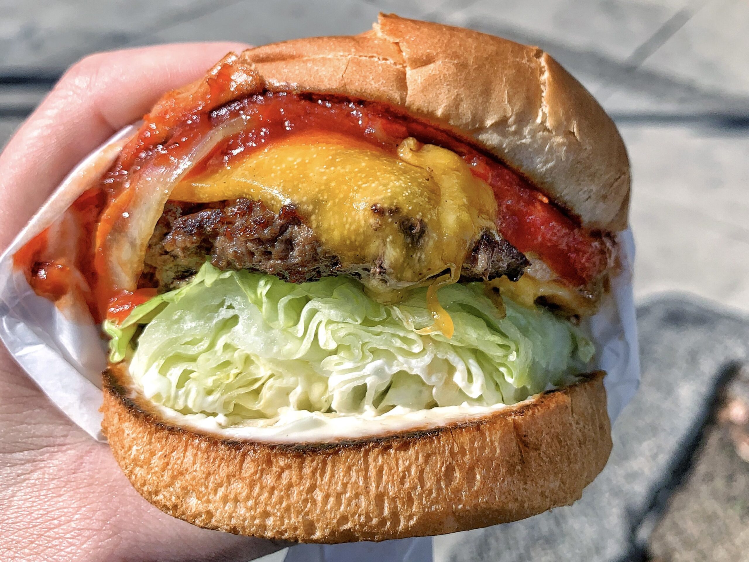 the hickory burger from the Apple Pan