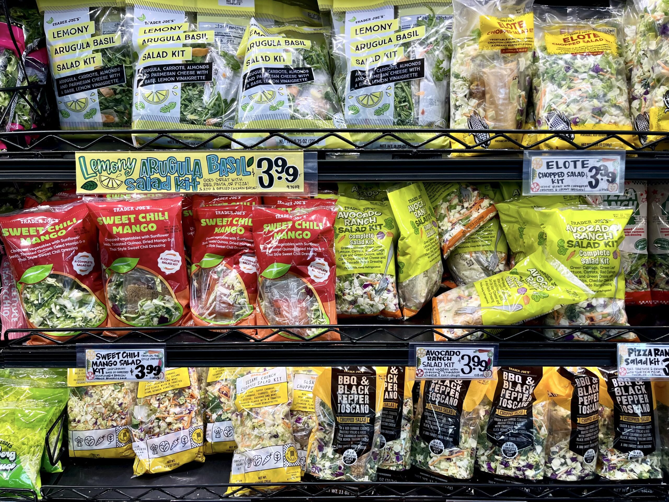 Bagged salad from Trader Joe's