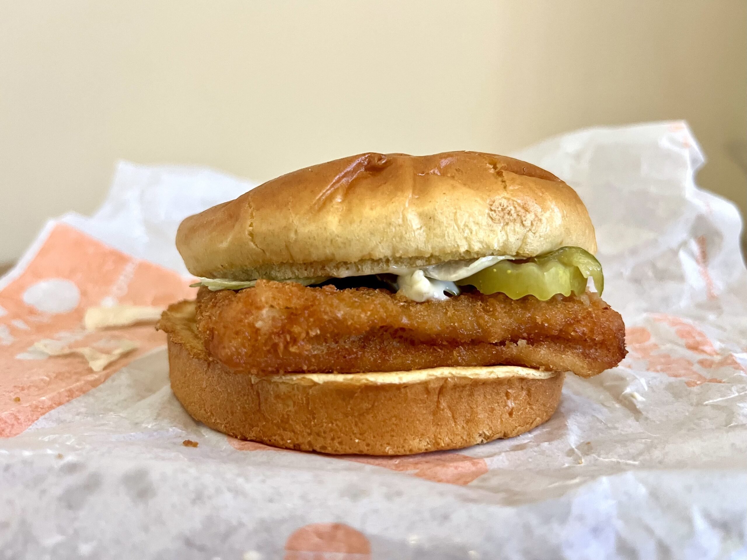 Burger King fish sandwich