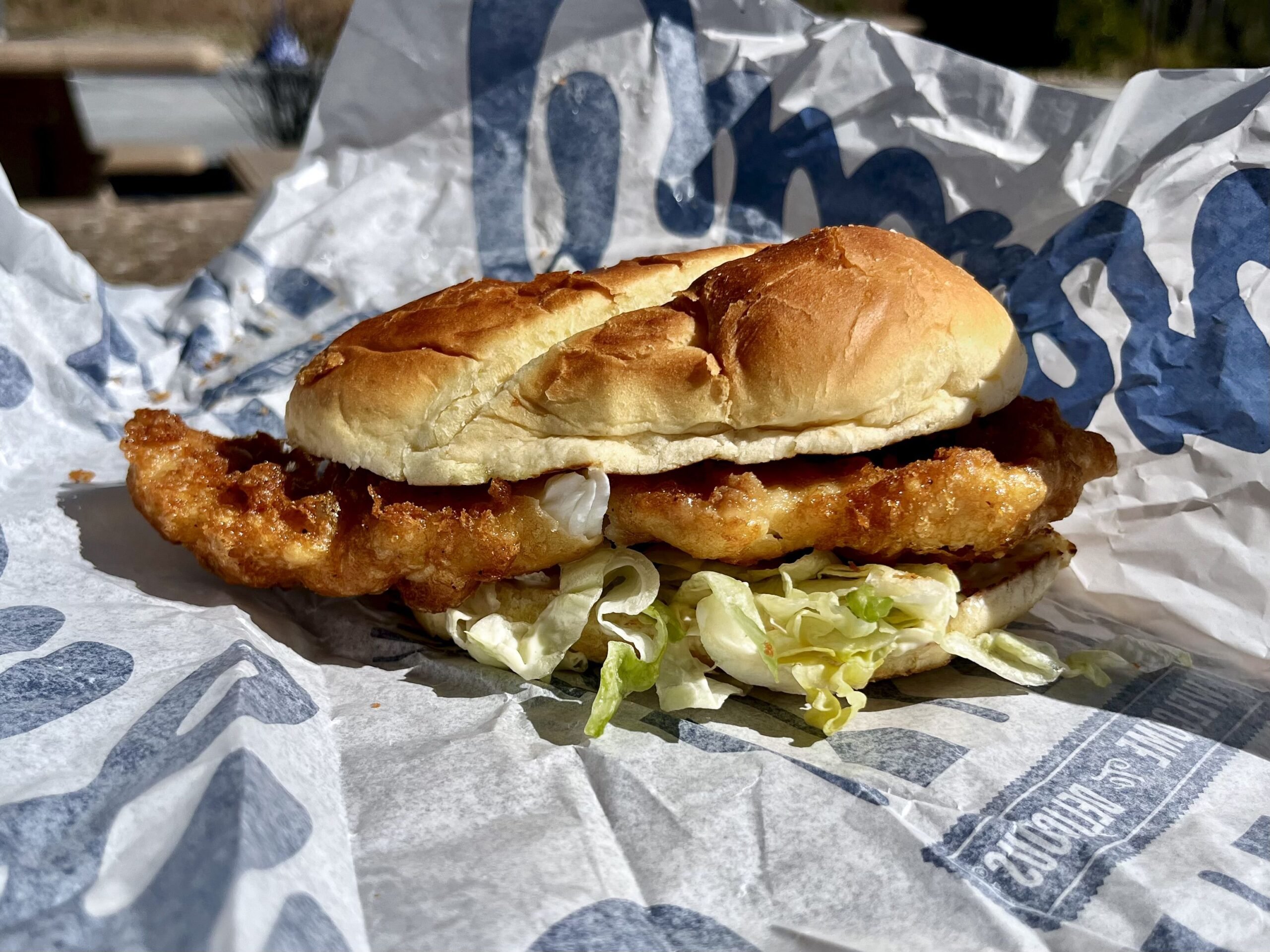 Culver's fried walleye sandwich