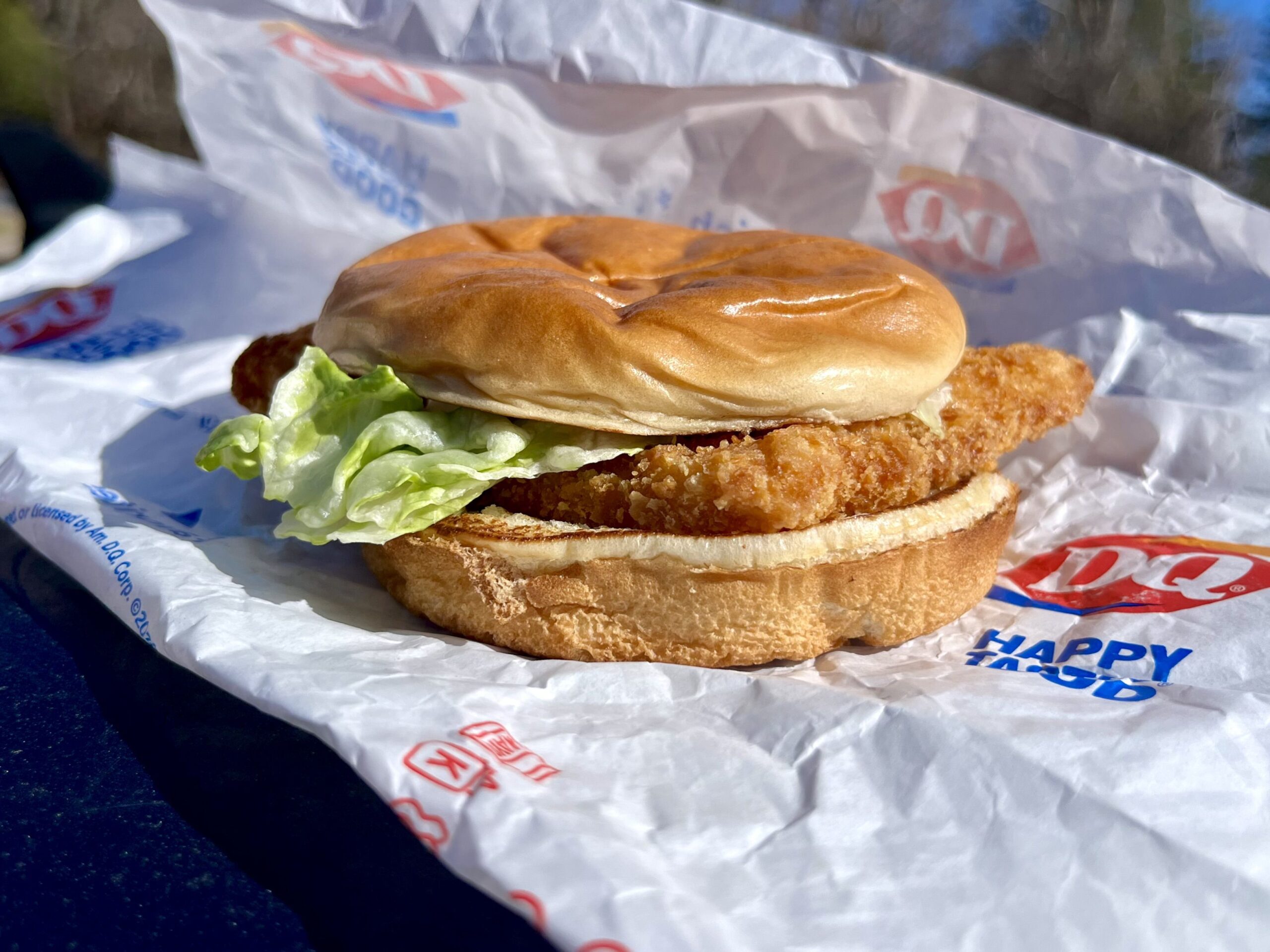Dairy Queen Alaskan cod sandwich
