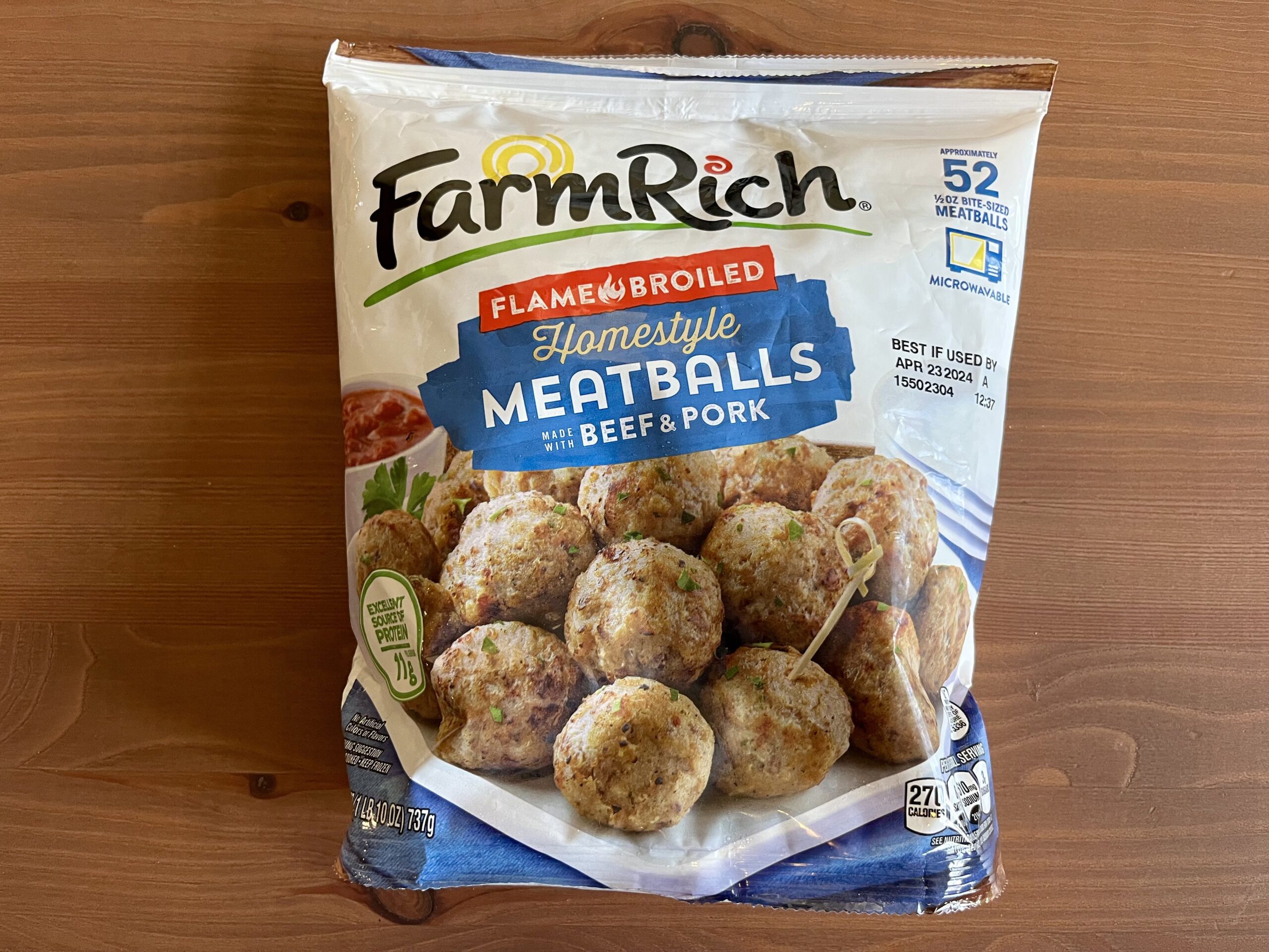 4. Farm Rich Homestyle Meatballs
