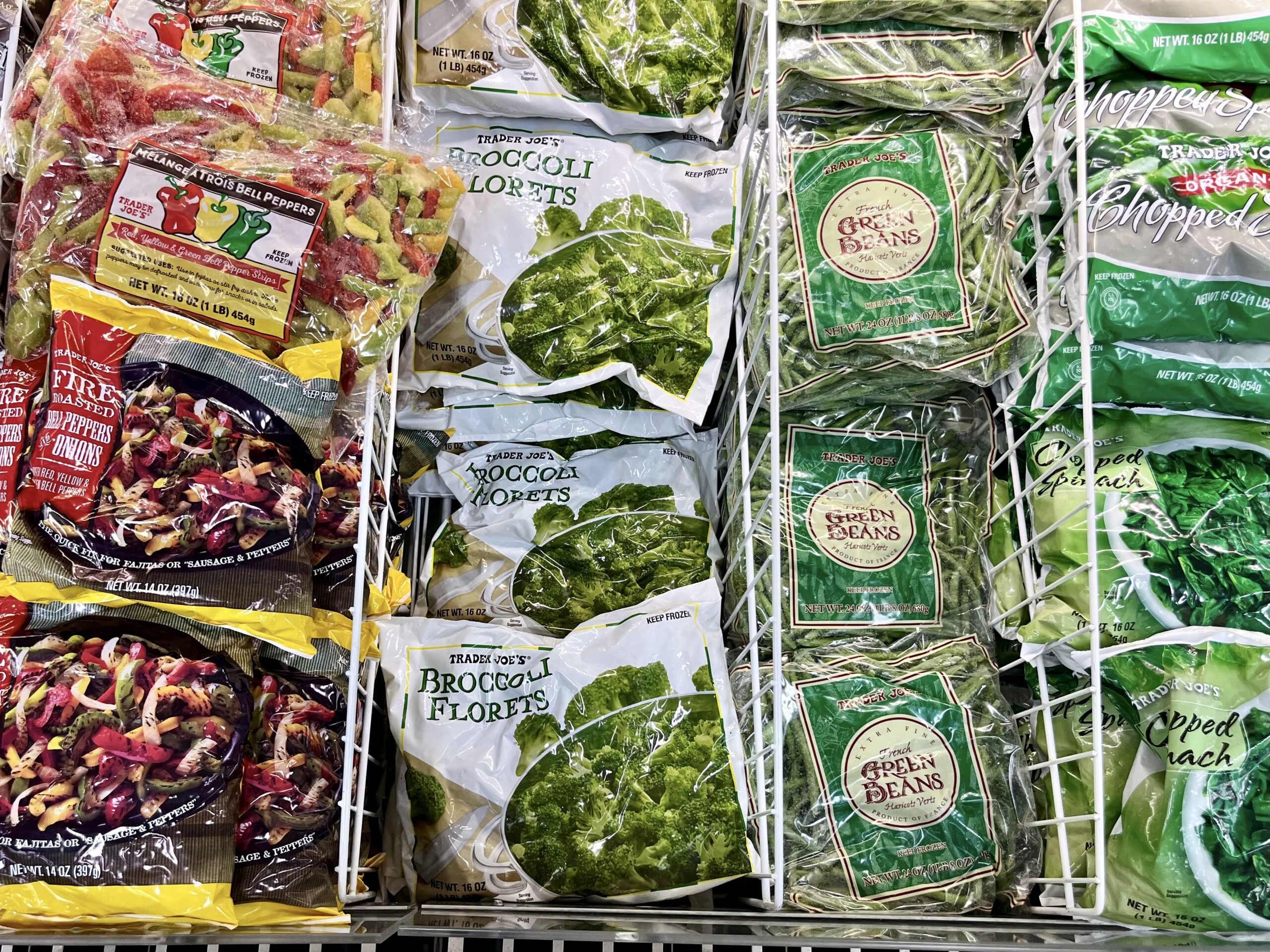 Frozen veggies from Trader Joe's