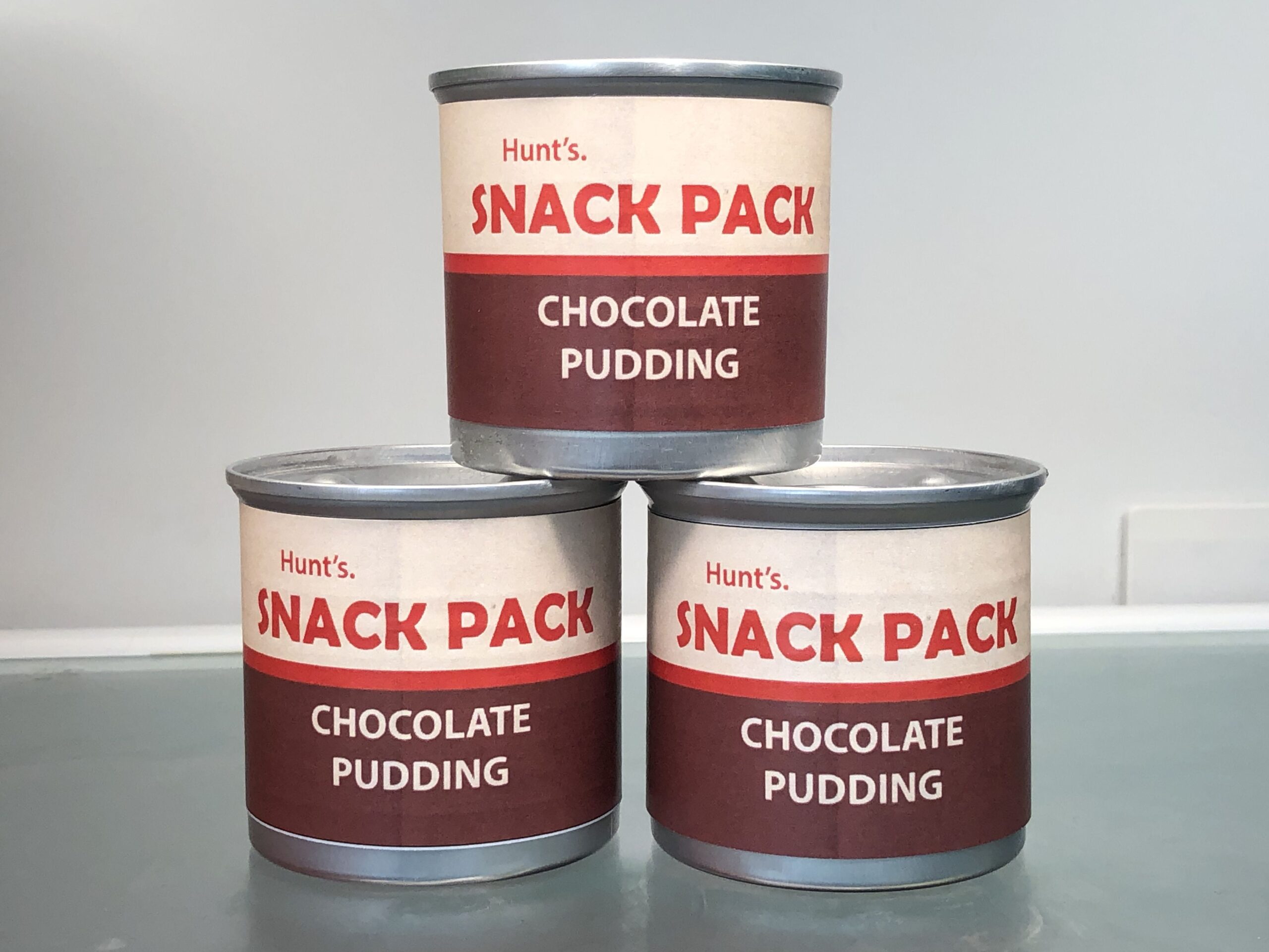 Hunt's Snack Pack Pudding (in a Can)