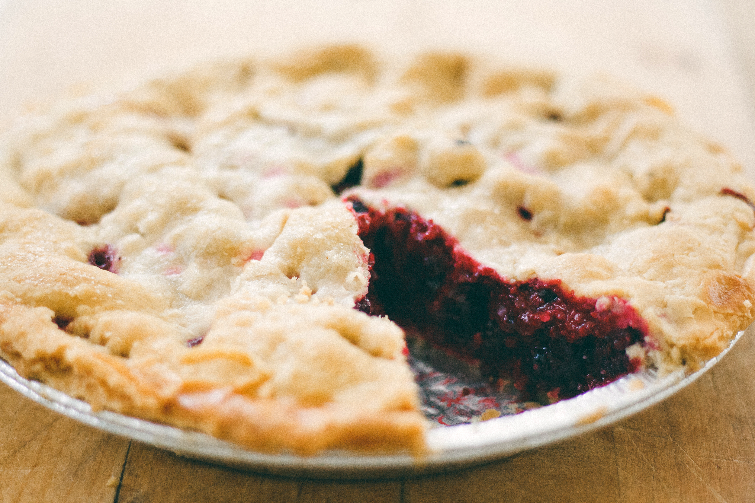 Saskatoon Berry Pie