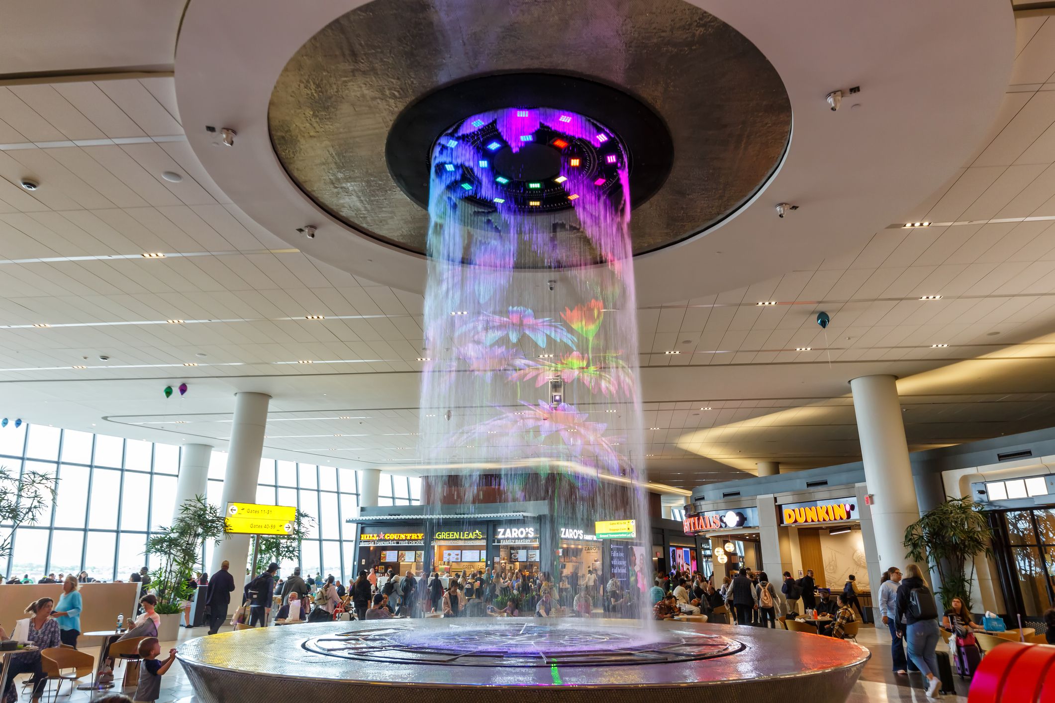 New York, United States - May 1, 2023: Terminal B of New York LaGuardia Airport (LGA) in the United States.