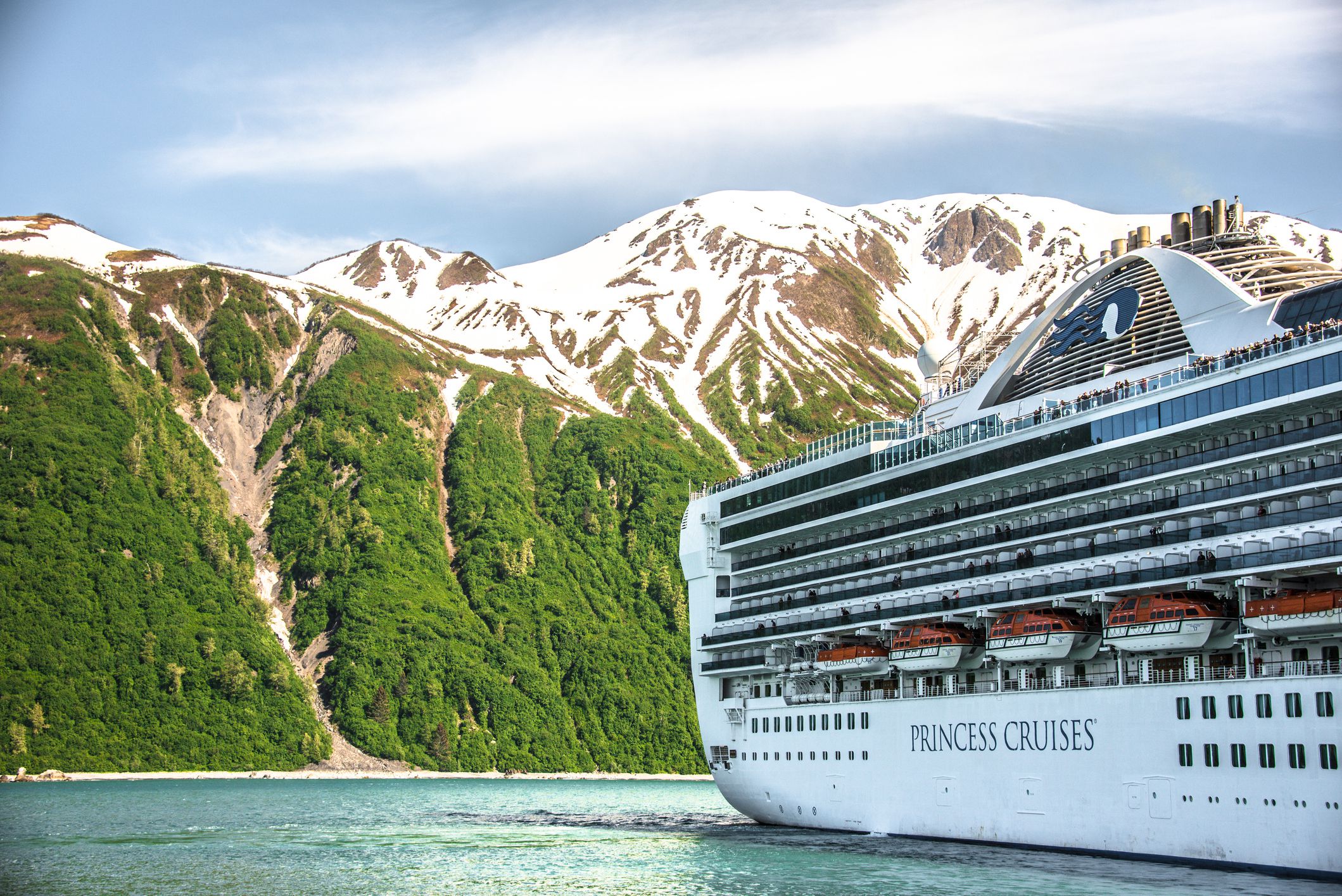 Yakutat, USA - June 13, 2024: More than a million tourists visit Alaska via cruise ships each summer. Despite the impressive economic output cruise ships create, the local communities and ecosystem could take a significant toll on the environment.
