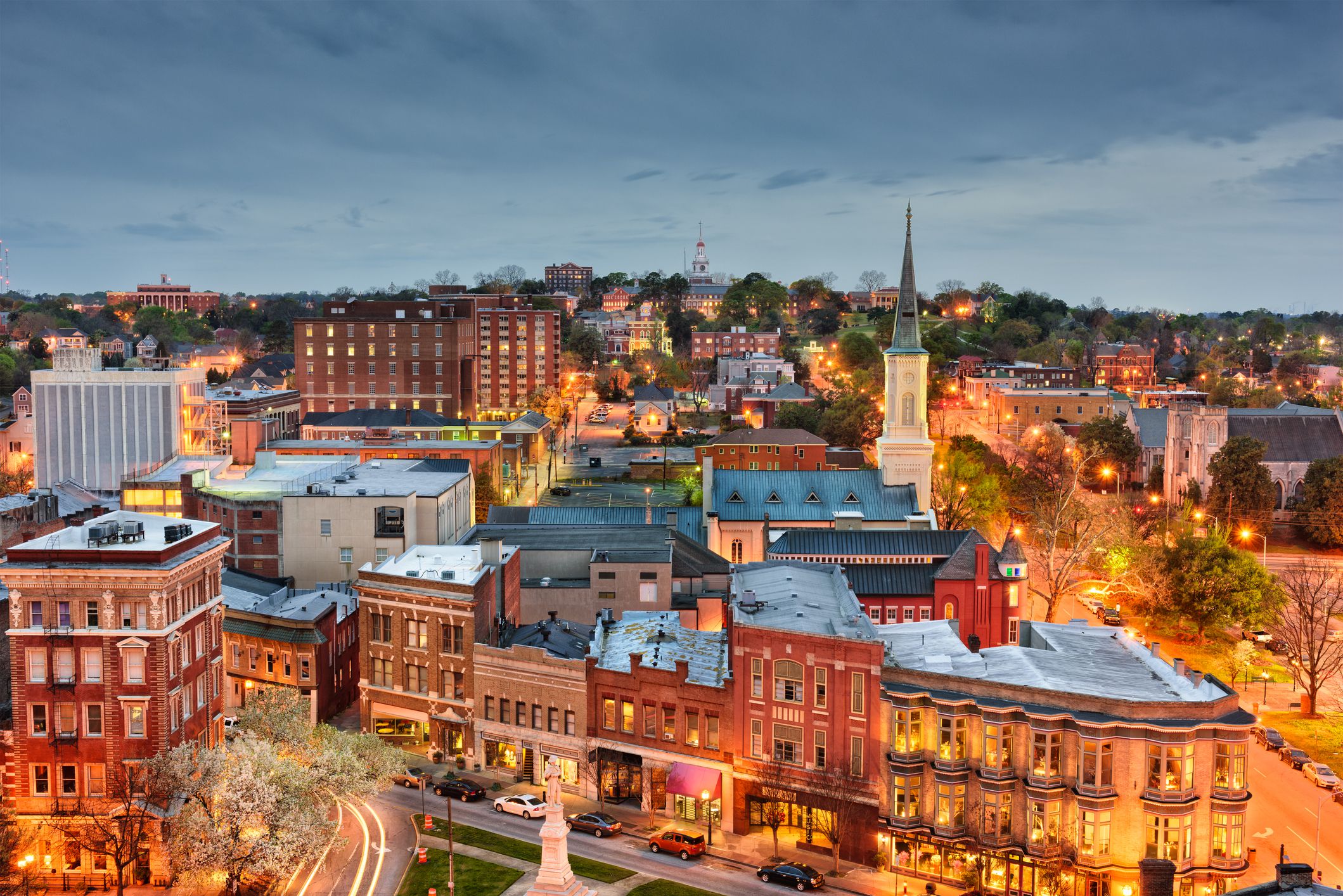 Macon, Georgia, USA downtown skyline.