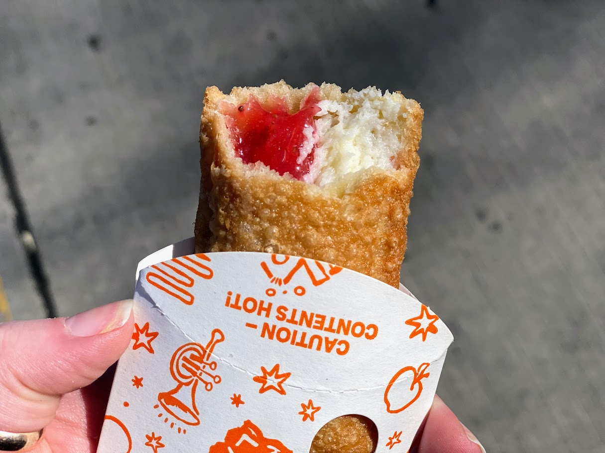 Popeyes strawberry cream cheese pie
