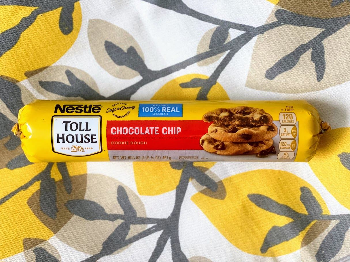 Nestle Toll House chocolate chip cookie dough tube