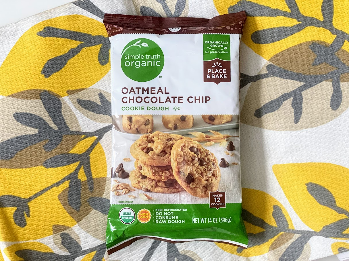 Simple truth organic oatmeal chocolate chip cookie dough
