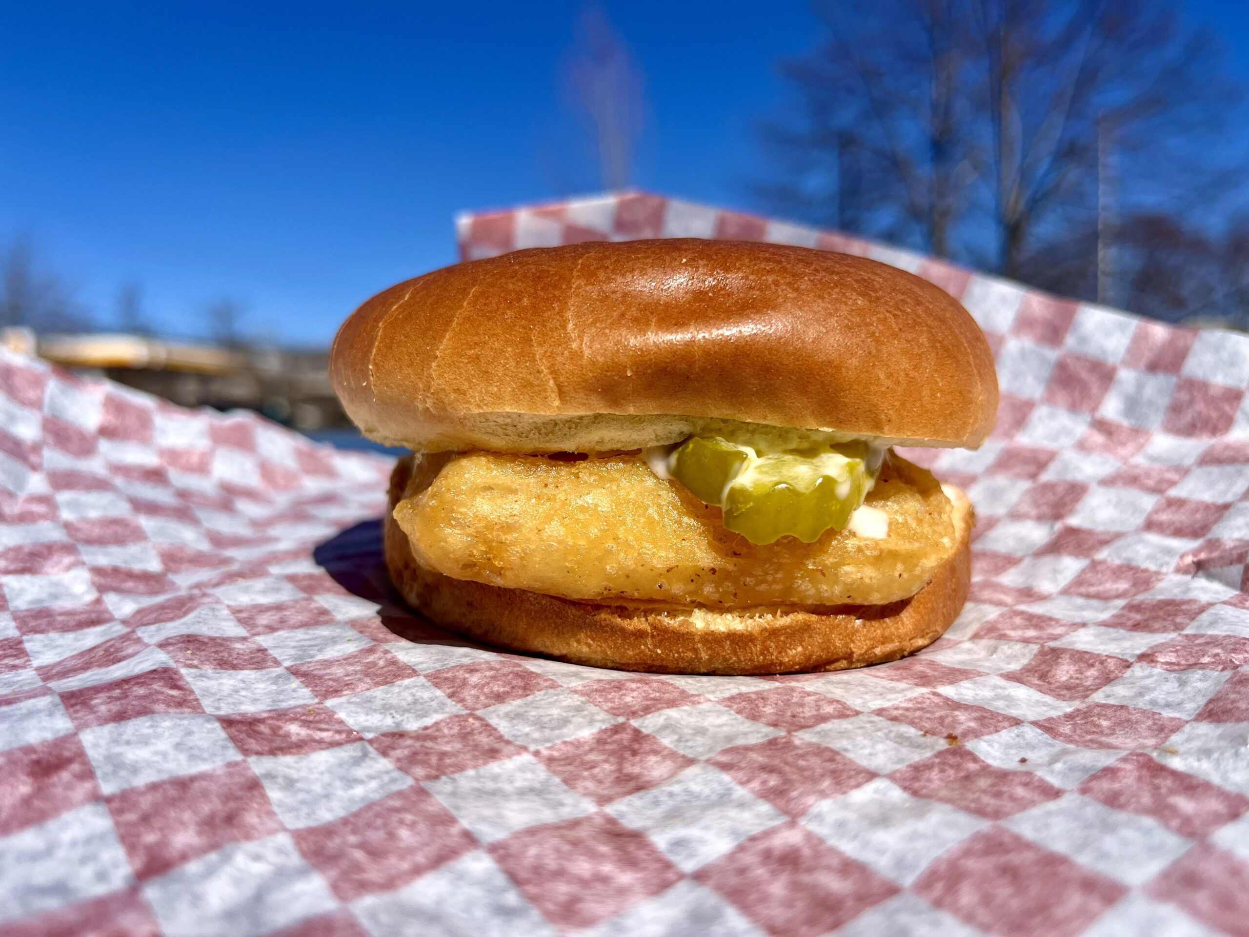 Long John Silver's fish sandwich
