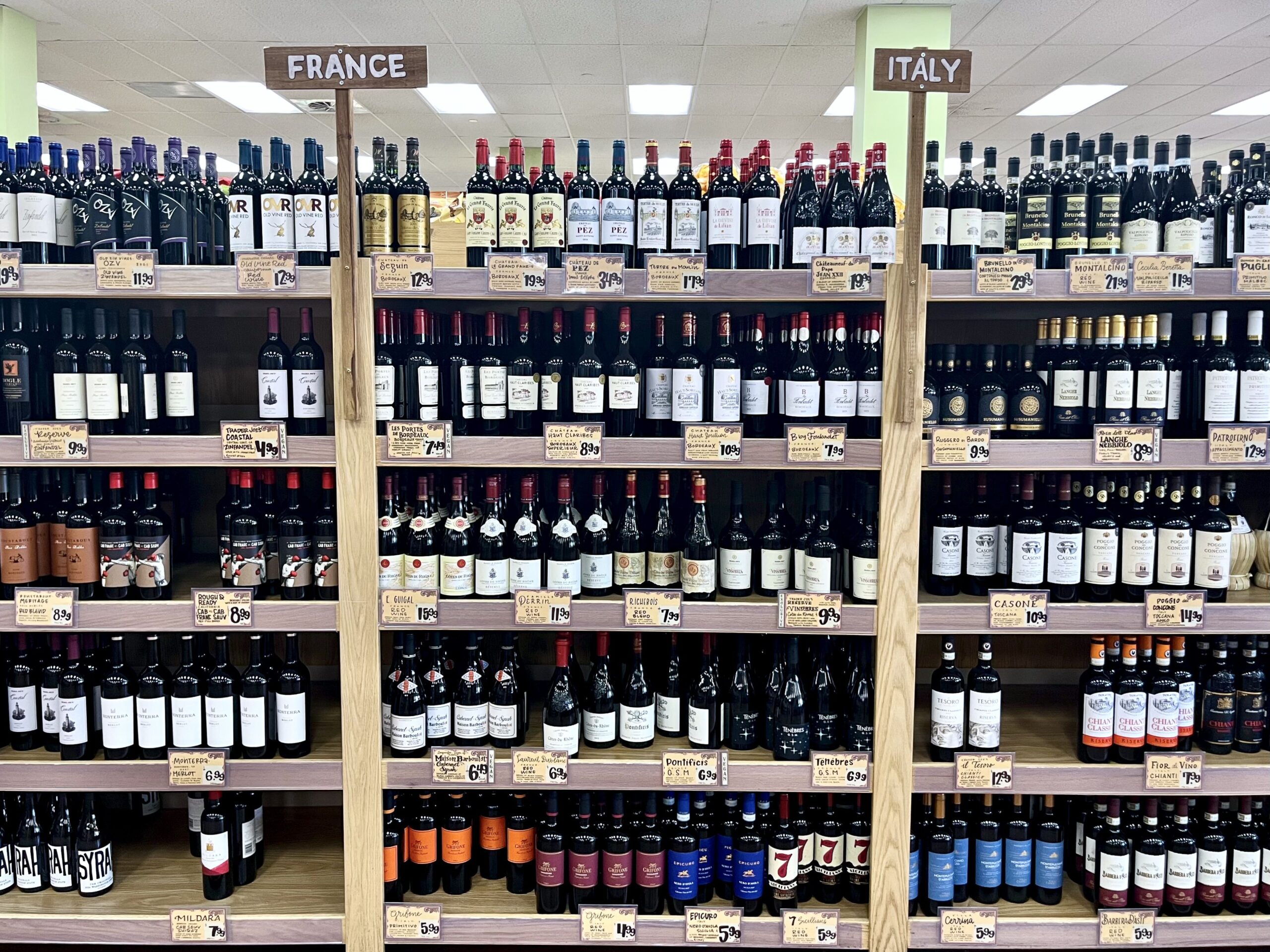 Wine from Trader Joe's
