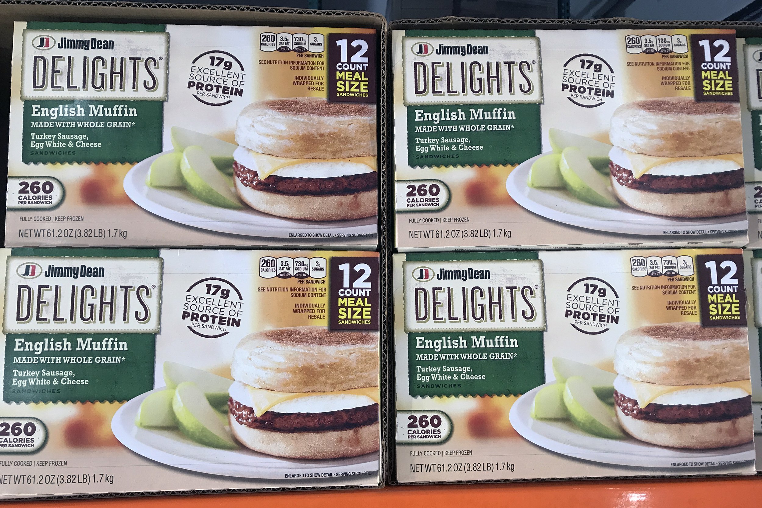 Jimmy Dean Delights Breakfast Sandwiches