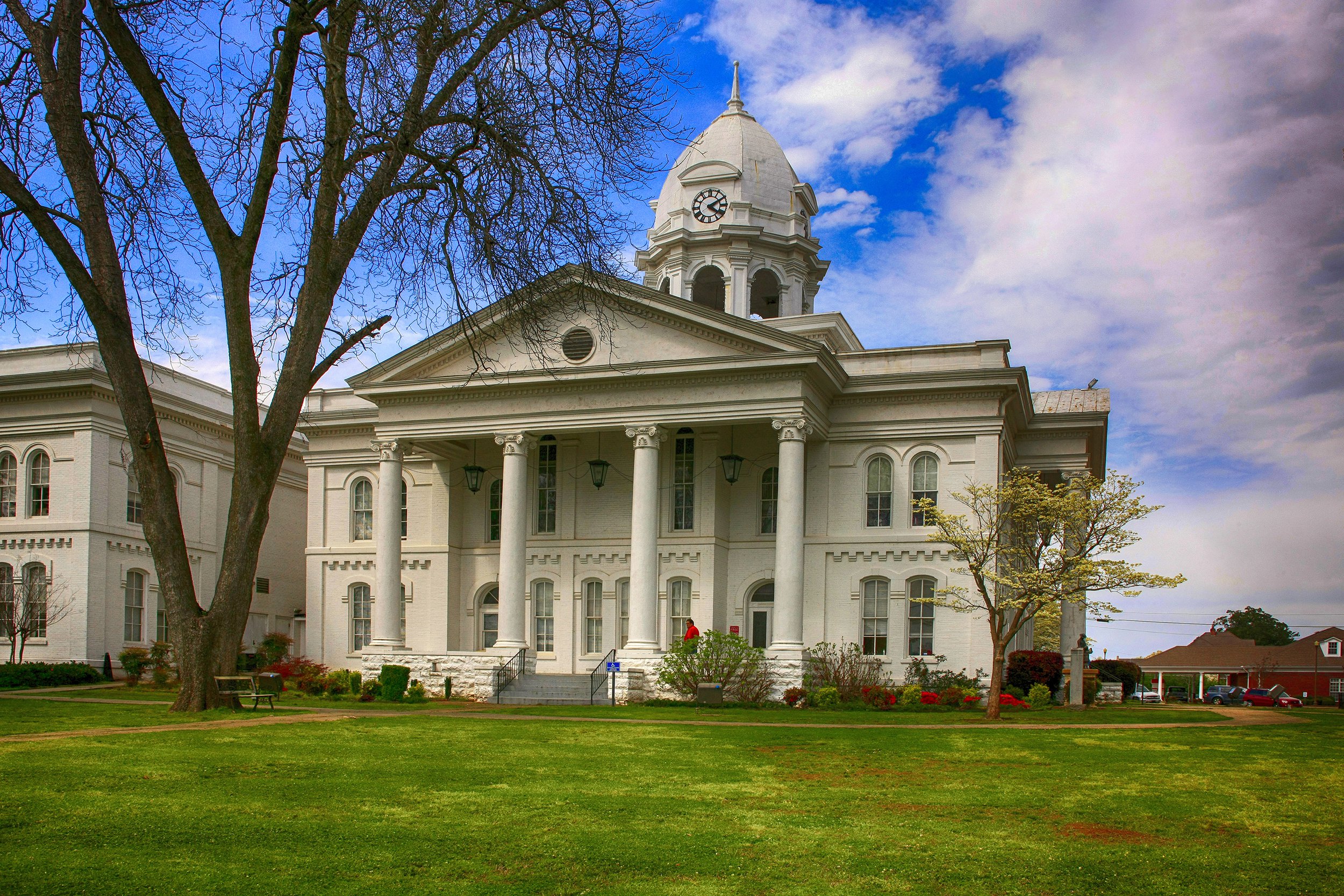 The Colbert County Courthouse in Tuscumbia, Alabama