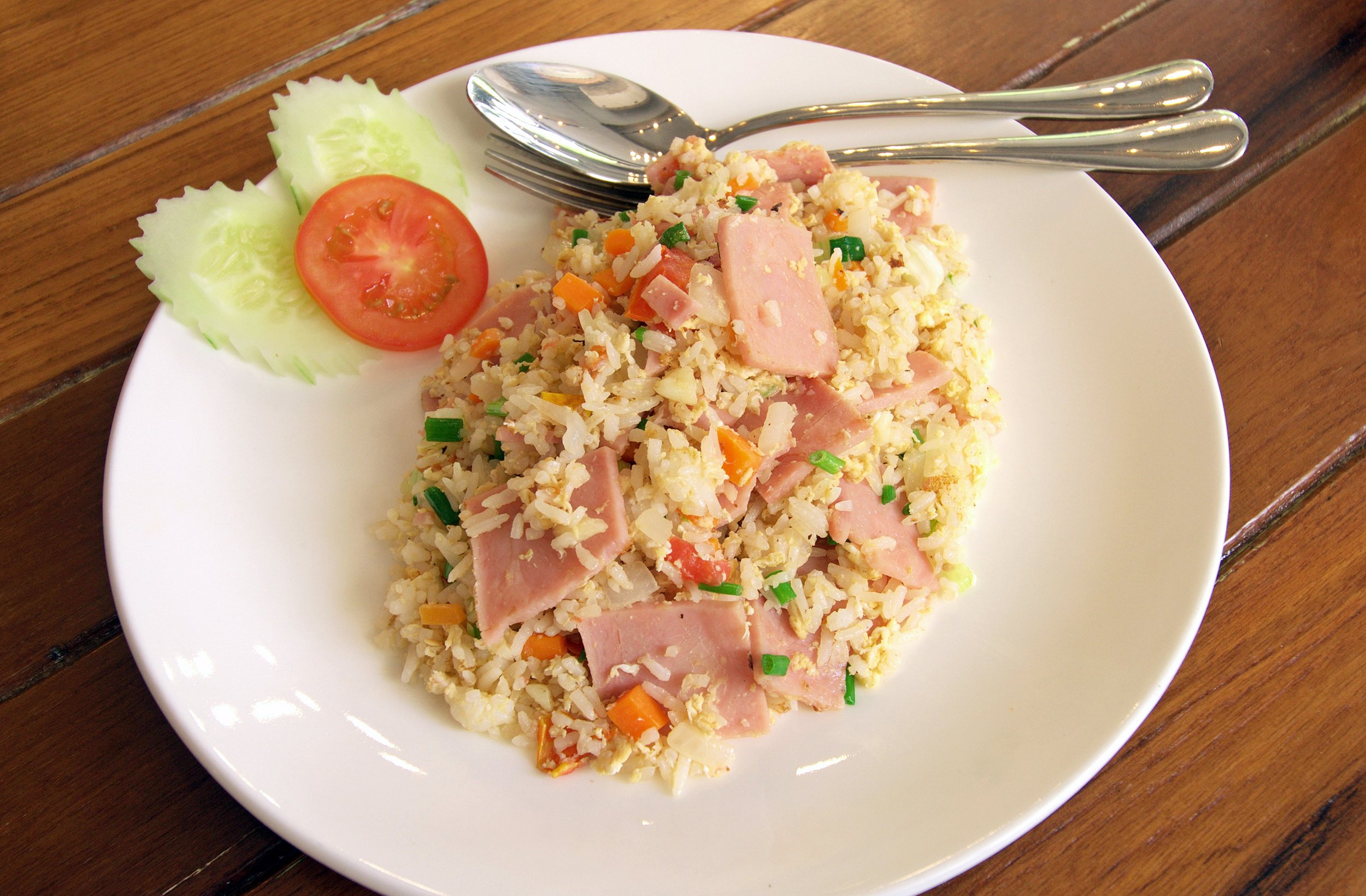 Ham stir-fry