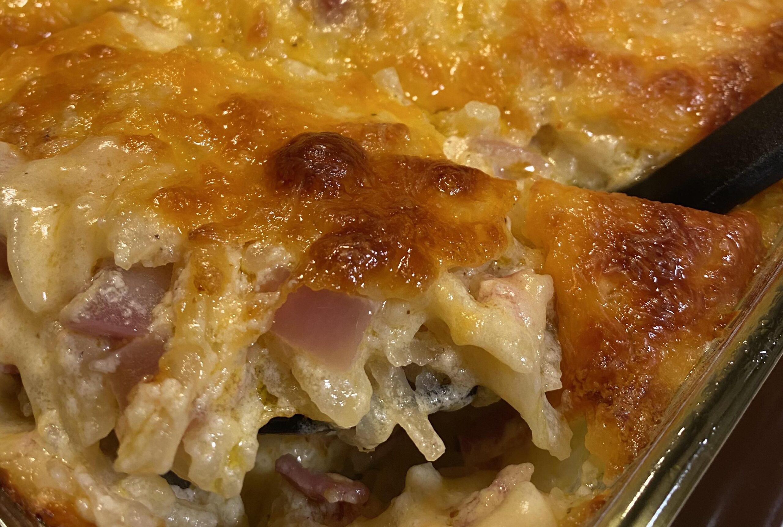 Cheesy Ham Potato Casserole