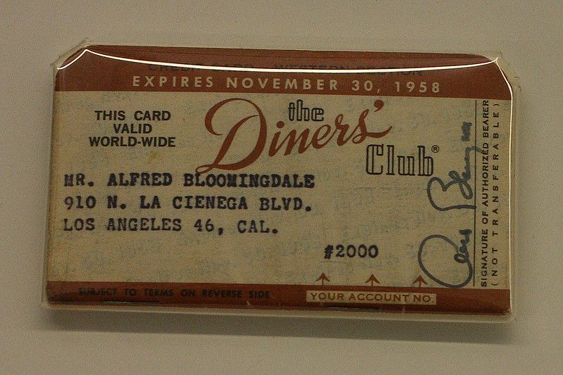 First-generation credit cards.