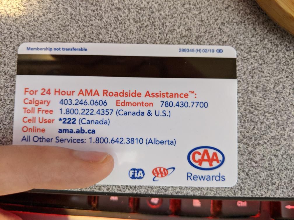 AAA Insurance Card