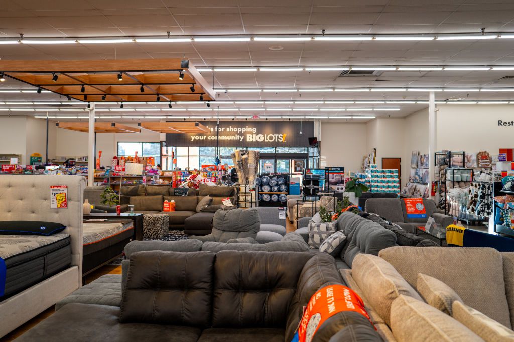 The inside of a Big Lots store is seen on September 09, 2024 in Austin, Texas.