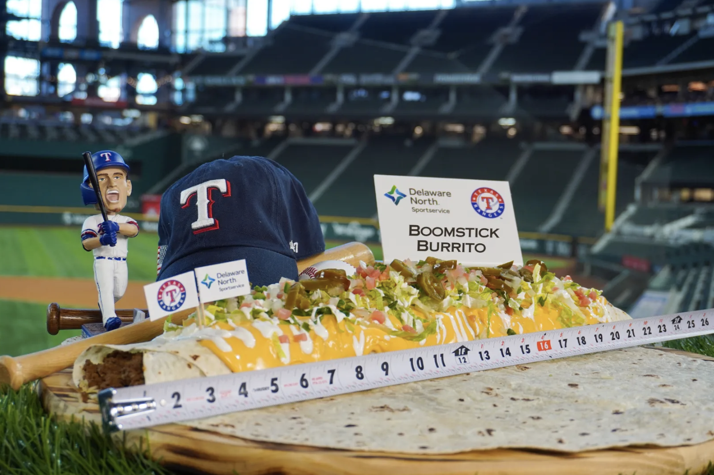 Boomstick Burrito Texas Rangers