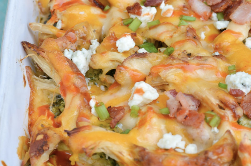 Buffalo Chicken Casserole