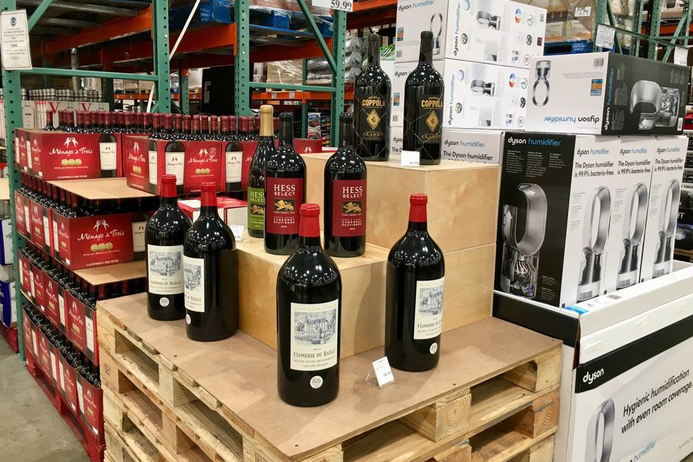 Wine available at Costco